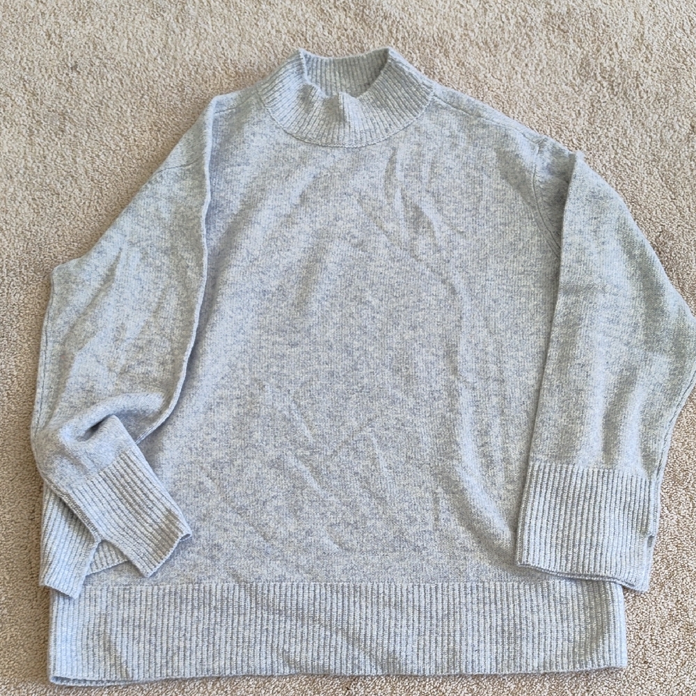 Gucci Light Gray Turtleneck Sweater